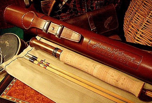 Beautiful leather rod tubes add value to our fine fly rods