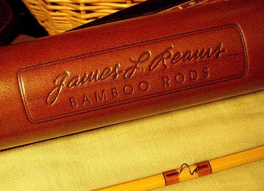 Beautiful leather rod tubes add value to our fine fly rods